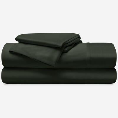 BEDGEAR Dri-Tec Queen Size Sheet Set (Ideal for Adj. Bases) - Forest Green | BGS194505