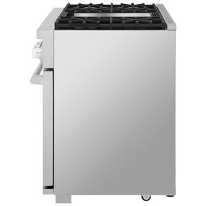 SKS 48 in. 7.9 cu. ft. Smart Standard Convection Steam Double Oven Dual Fuel Range with 6 Sealed Burners & Griddle - Stainless Steel, , hires
