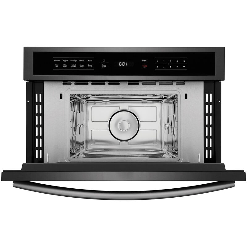 Frigidaire Gallery 30 in. 1.6 cu.ft Built-In Microwave with 9 Power Levels & Sensor Cooking Controls - Black Stainless Steel, Black Stainless Steel, hires