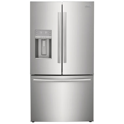 Frigidaire Gallery 36 in. 22.6 cu. ft. Counter Depth French Door Refrigerator with Ice & Water Dispenser - Stainless Steel | GRFC2353AF
