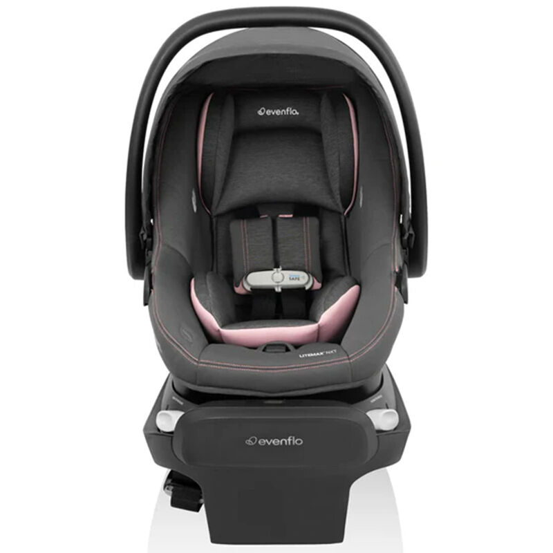 Evenflo Revolve180 LiteMax NXT Rotating Infant Car Seat w/ Green & Gentle - Primerose Pink, , hires