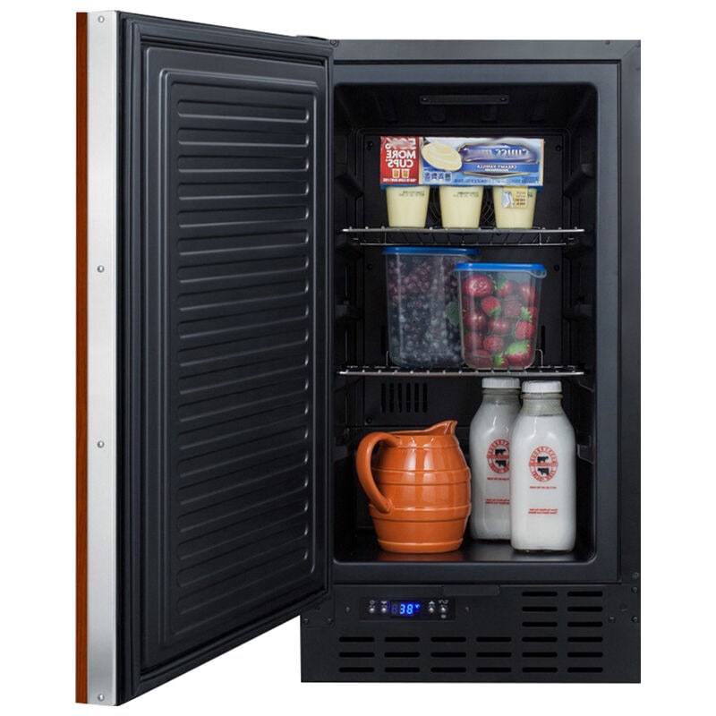 Summit 18 in. 2.7 cu. ft. Undercounter Refrigerator - Custom Panel Ready, , hires