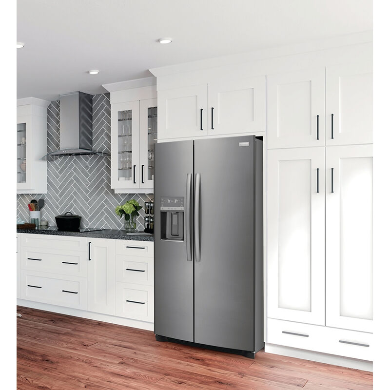 BLACK FLIDAY SALE GODJ Plus シルバー Frigidaire Gallery 36 in. 25.6 cu. ft. Side by Side Refrigerator