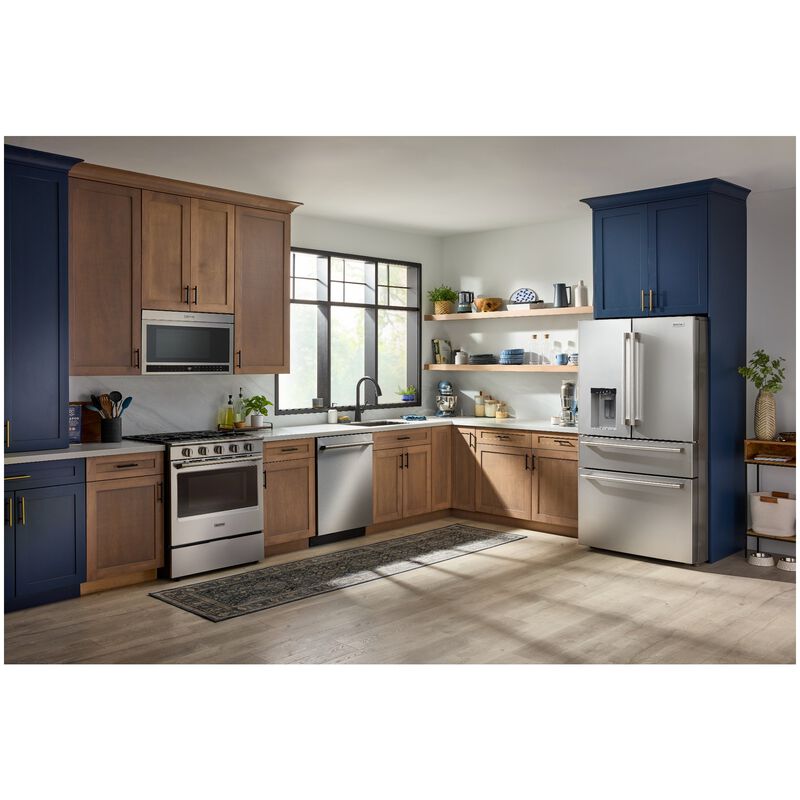 Maytag 36 in. 28.9 cu. ft. 4-Door French Door Refrigerator with Ice & Water Dispenser - Fingerprint Resistant Stainless Steel, , hires