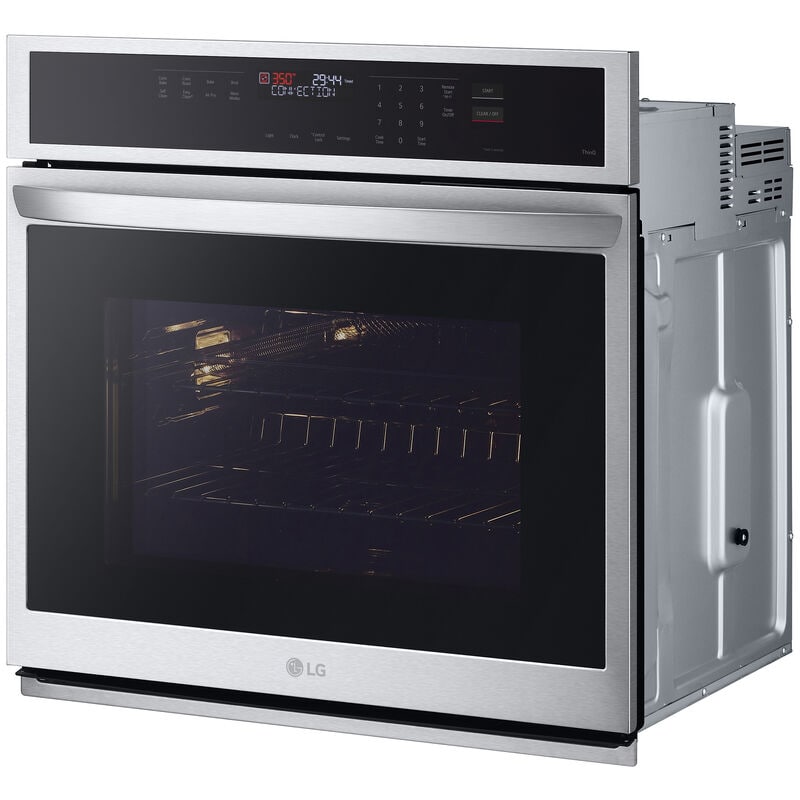 LG 30 in. 4.7 cu. ft. Smart Electric Single Wall Oven with Standard Convection - PrintProof Stainless Steel, , hires