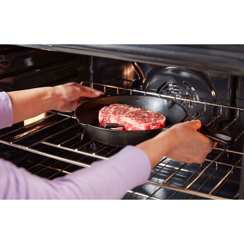 Whirlpool 27 in. 8.6 cu. ft. Smart Top Control Electric Double Wall Oven with Standard Convection - White, , hires