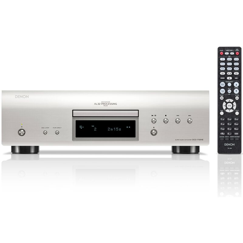 Denon CD/SACD player with Advanced AL32 Processing Plus - Silver, , hires