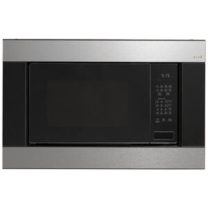 Cafe 30 in. Built-In Trim Kit for Microwaves - Platinum Glass, , hires