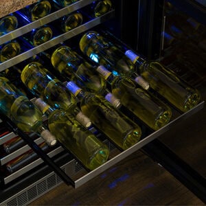 Marvel Professional Series 24 in. Undercounter Wine Cooler with Single Temperature Zone & 48 Bottle Capacity - Stainless Steel, , hires