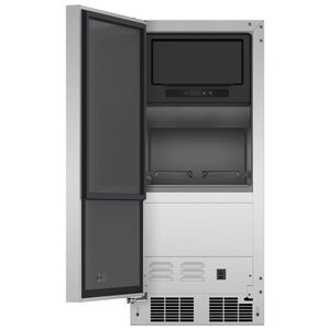 DCS 15 in. Built-In/Freestanding Ice Maker with 18 Lbs. Ice Storage Capacity, Clear Ice Technology & Digital Control - Stainless Steel, , hires