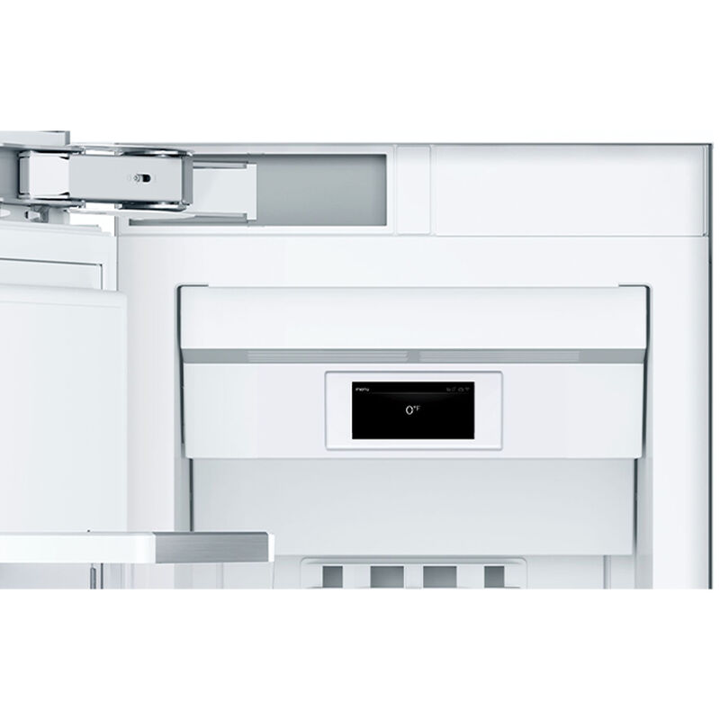 Bosch Benchmark 18" 8.6 Cu. Ft. Built-In Upright Smart Freezer with Ice Maker, Adjustable Shelves & Digital Control - Custom Panel Ready, , hires