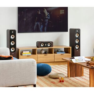 Polk Signature Elite ES30 High-Quality Center Channel Speaker - Brown, Brown, hires