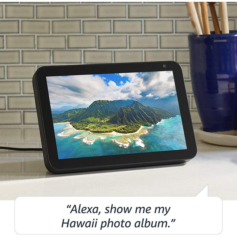 Charcoal fabric/Sandstone Amazon Echo Show Stay in touch with the help of Alexa 