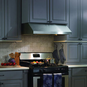 Vent-A-Hood 30 in. Ducted Standard Style Range Hood with 300 CFM, 3 Fan Speeds & 2 LED Lights - Stainless Steel, , hires