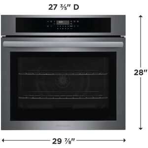 Frigidaire 30 in. 5.3 cu. ft. Electric Single Wall Oven with Standard Convection - Black Stainless Steel, , hires