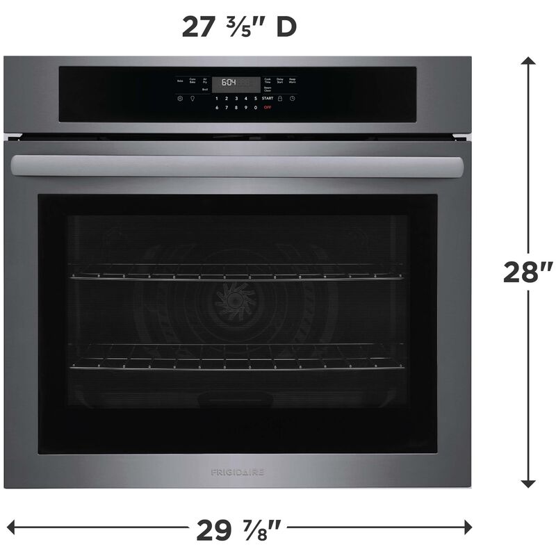 Frigidaire 30 in. 5.3 cu. ft. Electric Single Wall Oven with Standard Convection - Black Stainless Steel, , hires