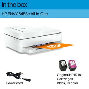 HP ENVY 6555E (714N5A) All-in-One Wireless Printer with 3 months free ink through HP Plus, , hires
