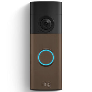 Ring - Battery Doorbell (newest model) Retinal 2K with wide-angle video, up to 6x Zoom, Two-Way Talk, and Built-In Battery - Matte Mocha, , hires