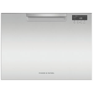 Fisher & Paykel Series 7 Contemporary 24 in. Front Control Dishwasher Drawer with 42 dBA, 7 Place Settings & 9 Wash Cycles - Stainless Steel, , hires