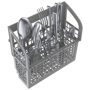 Bosch 300 Series 24 in. Front Control Smart Dishwasher with 46 dBa Sound Level, 3rd-Rack, PureDry & Pocket - White, , hires