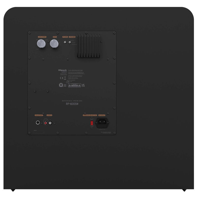 Klipsch Reference Premiere 16" High Excursion Subwoofer - Ebony, , hires