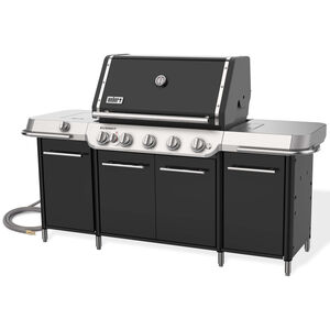 Weber Summit GC38 E Series 5-Burners Natural Gas Grill with Side Burner, Rotisserie & Smoker Box - Black, , hires