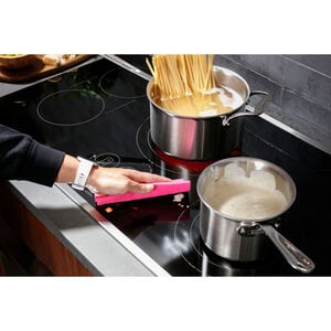 GE Profile 30 in. 5-Burner Smart Electric Cooktop with Simmer Burner & Power Burner - Black, , hires