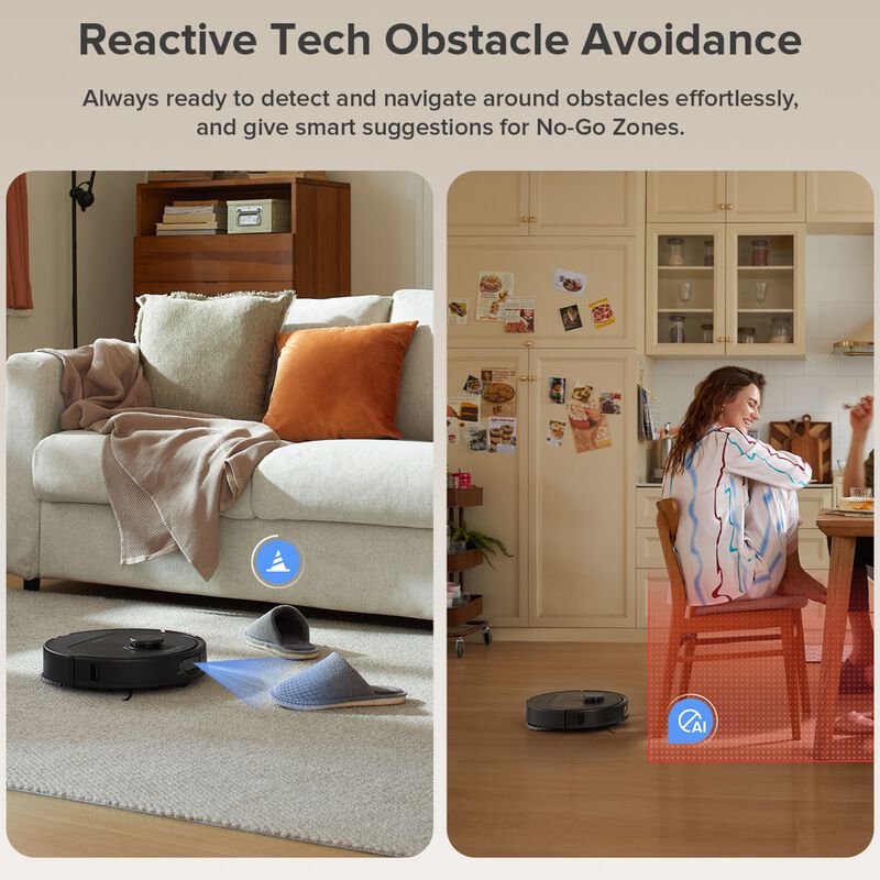 Roborock QR598 Wi-Fi Connected Auto-Empty Pet Robotic Vacuum/Mop Combo with Voice Control & Cleaning Station, , hires