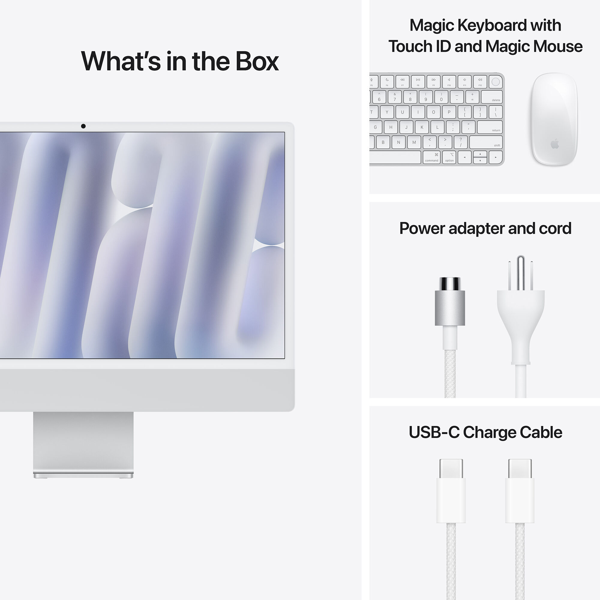 Apple iMac 24 in. (2024) with Apple M4 10-Core CPU, 10-core GPU