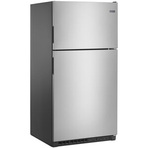 Maytag 33 in. 20.5 cu. ft. Top Freezer Refrigerator - Stainless Steel, Stainless Steel, hires
