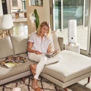 HOMEDICS Large Ultrasonic Humidifier - White, , hires