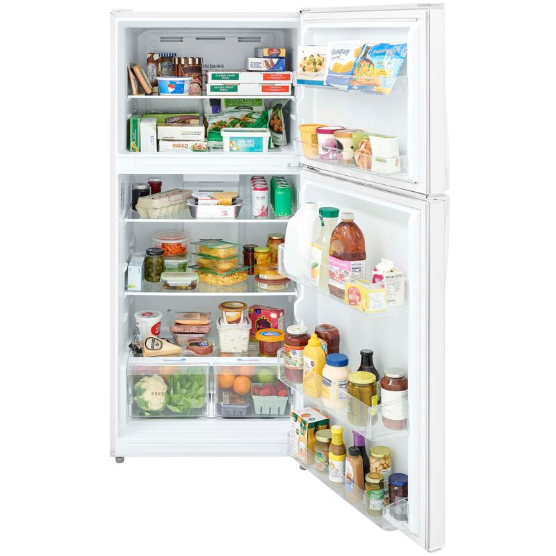Frigidaire 30 in. 21.6 cu. ft. Garage-Ready Top Freezer Refrigerator - White, , hires