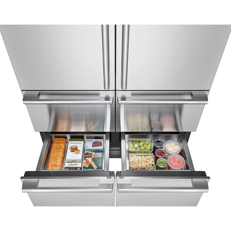 Signature Kitchen Suite 48 in. 26 cu. ft. Built-In Smart Counter Depth 6-Door French Door Refrigerator with Internal Water Dispenser - Custom Panel Ready, , hires