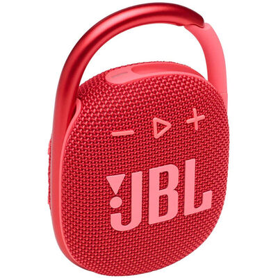 JBL CLIP 4 Portable Bluetooth Speaker - Red | JBLCLIP4RED