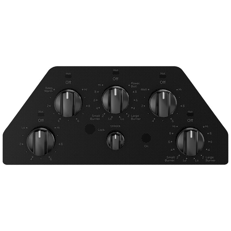 GE 30 in. 5-Burner Electric Cooktop with Simmer Burner & Power Burner - Black, , hires