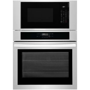 Frigidaire 30 in. 6.9 cu. ft. Electric Microwave/Wall Oven Combo with Standard Convection & Sensor Cooking - Stainless Steel, , hires