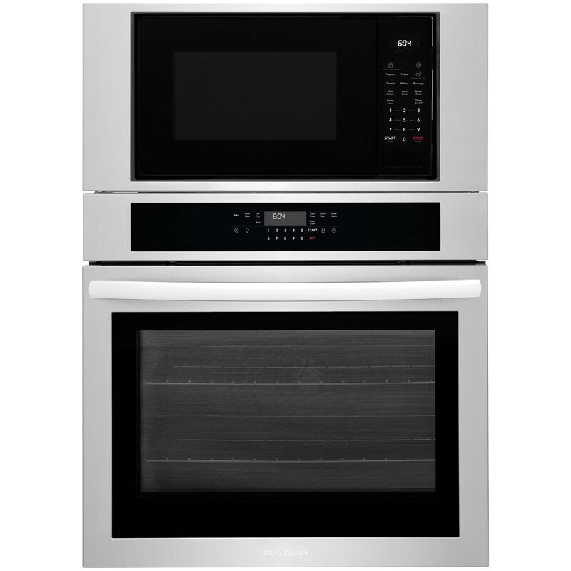Frigidaire 30 in. 6.9 cu. ft. Electric Microwave/Wall Oven Combo with Standard Convection & Sensor Cooking - Stainless Steel, , hires