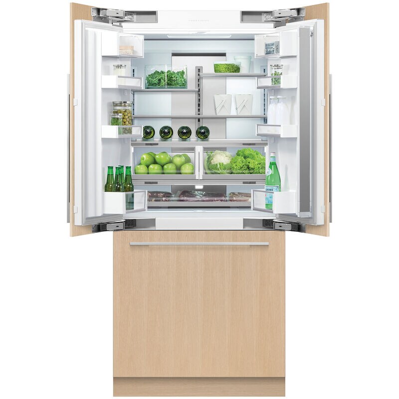 Fisher & Paykel Series 7 36 in. 16.8 cu. ft. Built-In Smart Counter Depth French Door Refrigerator with Ice Maker - Custom Panel Ready, , hires