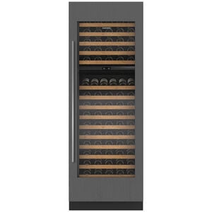 Sub-Zero Designer Series 30 in. Built-in Smart Wine Column Storage with Wood Racks, Dual Temperature Zones & 146 Bottle Capacity - Custom Panel Ready, , hires