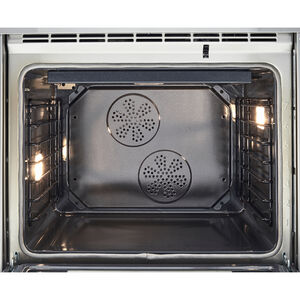 Bertazzoni Professional Series 30 in. 4.6 cu. ft. Air Fry Dual Convection Electric Range with 4 Induction Burners - Red, Red, hires