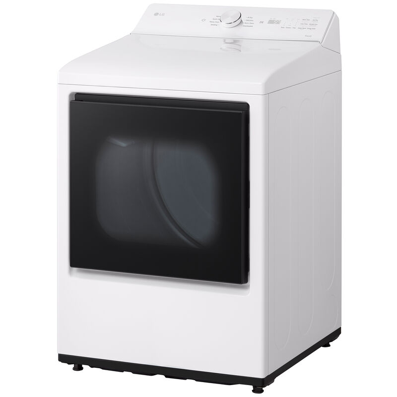 LG 27 in. 7.3 cu. ft. Smart Electric Dryer with AI Sensor Dry - Alpine White, Alpine White, hires