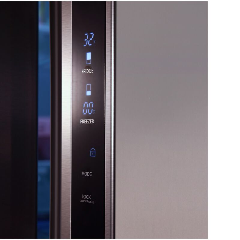 Avanti 30 in. 17.5 cu. ft. Counter Depth French Door Refrigerator - Stainless Steel, , hires