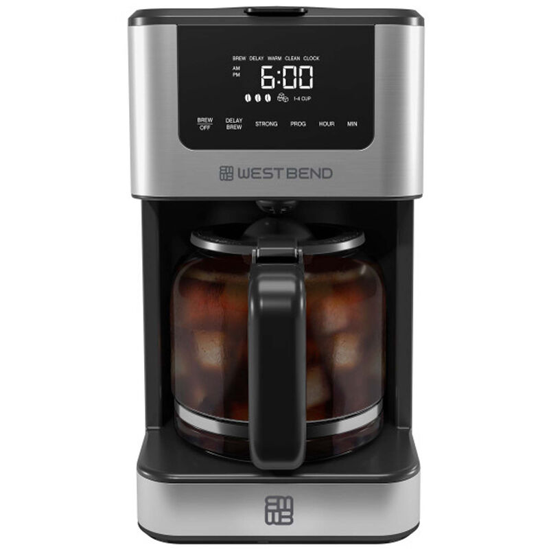 Westbend 12-Cup Touchscreen Hot & Iced Coffee Maker - Stainless Steel, , hires