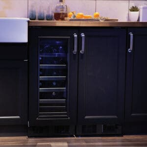 Marvel Professional Series 15 in. Undercounter Wine Cooler with Single Temperature Zone & 24 Bottle Capacity - Custom Panel Ready, , hires