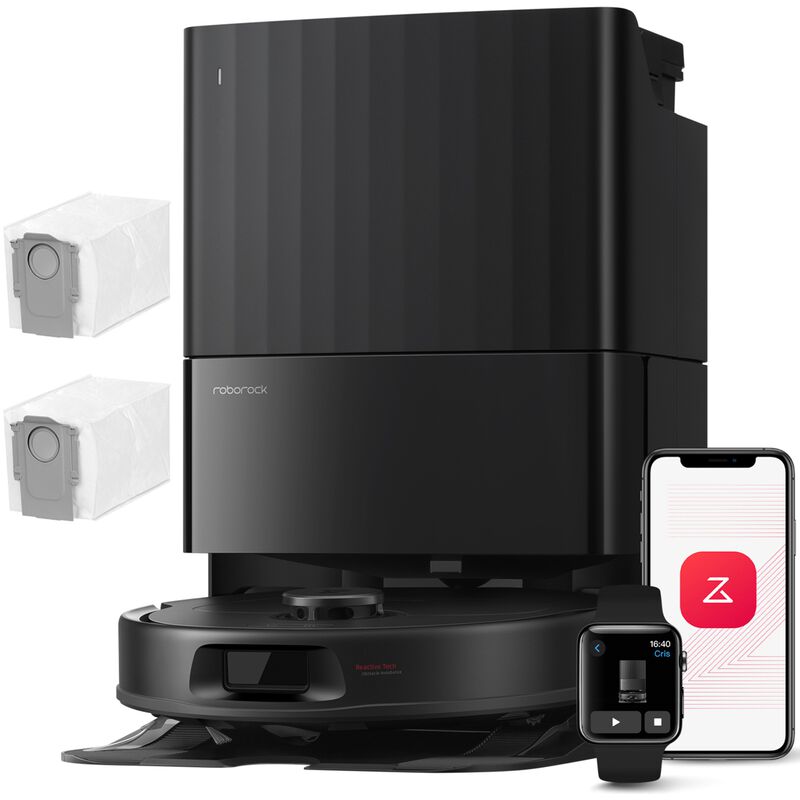Roborock QR598 Wi-Fi Connected Auto-Empty Pet Robotic Vacuum/Mop Combo with Voice Control & Cleaning Station, , hires