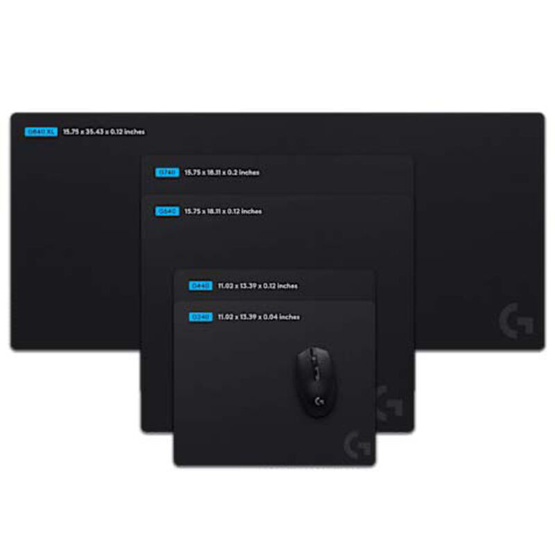 Logitech G240 Cloth Gaming Mouse Pad - Black, , hires