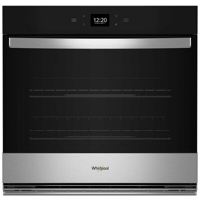 Whirlpool 27 in. 4.3 cu. ft. Electric Smart Wall Oven with Standard Convection & Self Clean - Fingerprint Resistant Stainless Steel | WOES5027LZ