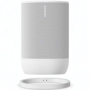 Sonos Move 2 Portable Rechargeable Spashproof Bluetooth & Wi-Fi Speaker - White, White, hires
