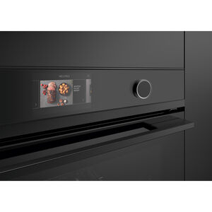 Fisher & Paykel 9 Minimal Series 24" 3.0 Cu. Ft. Electric Smart Wall Oven with True European Convection & Self Clean - Black, , hires