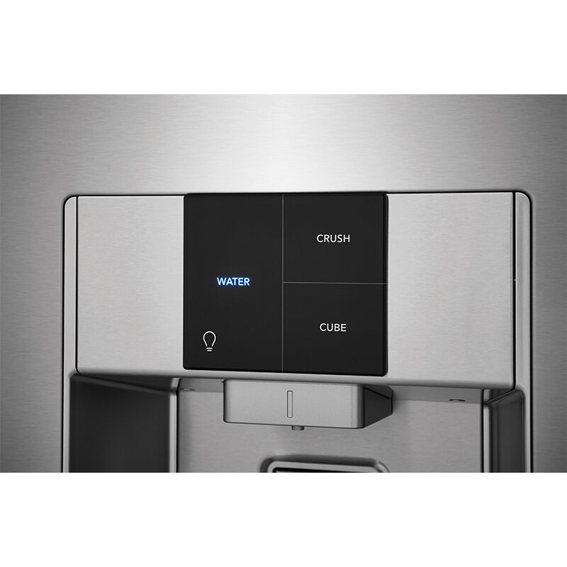 Frigidaire Professional 36 in. 21.4 cu. ft. Counter Depth 4-Door French Door Refrigerator with Ice & Water Dispenser - Stainless Steel, , hires